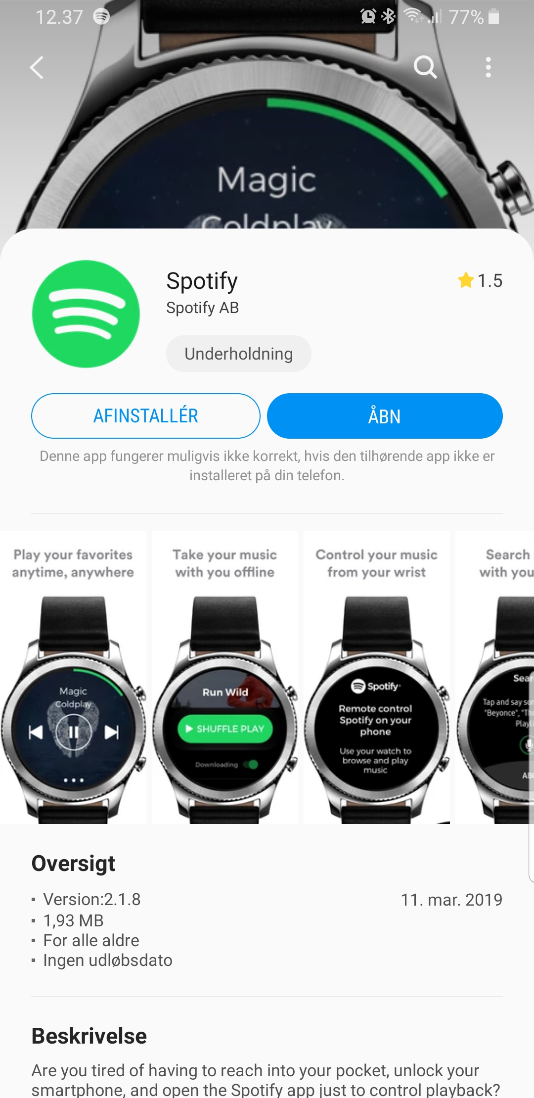 Samsung Gear Sport Spotify Unable To Login Best Sale, 56% OFF |  www.colegiogamarra.com