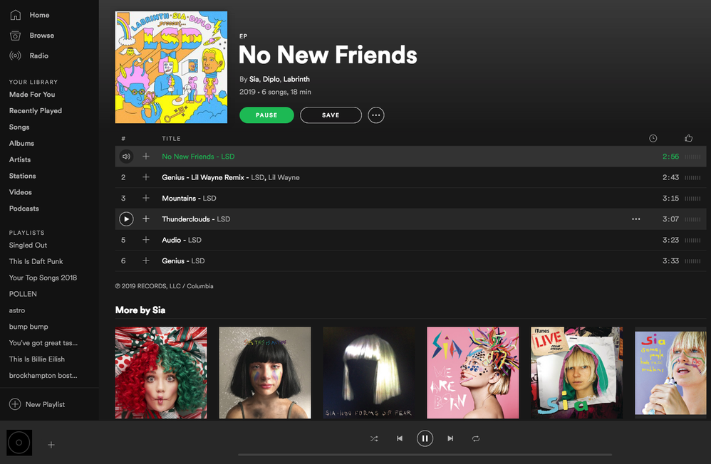 Solved: Desktop App (Mac) loads but no music is available - The Spotify  Community