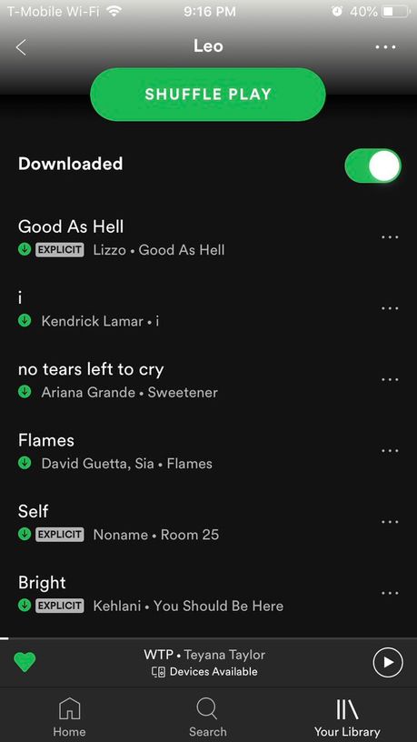 First songs of Leo horoscope tracklist