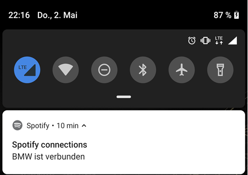 Solved: BMW ConnectedDrive not working - The Spotify Community