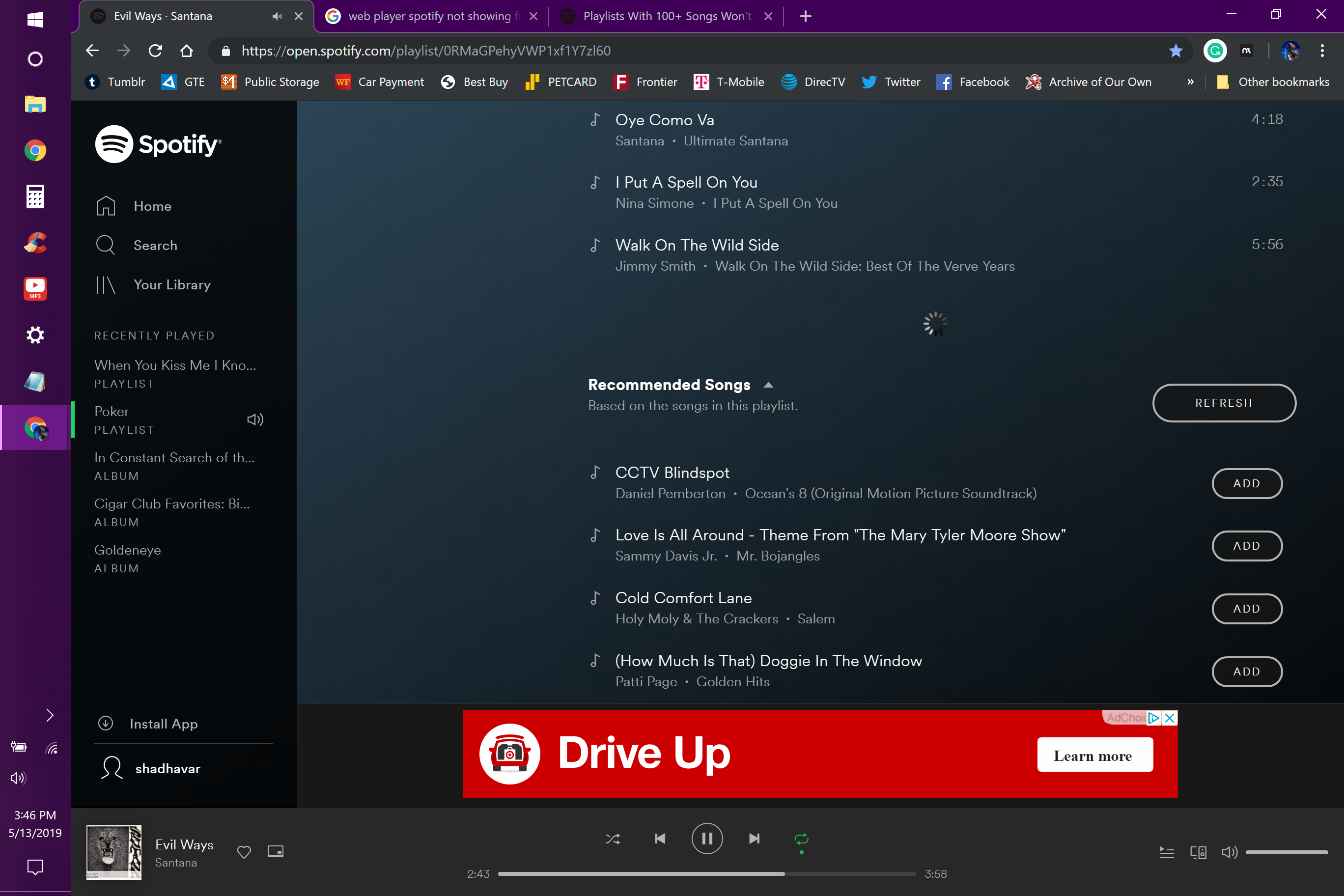 Spotify won