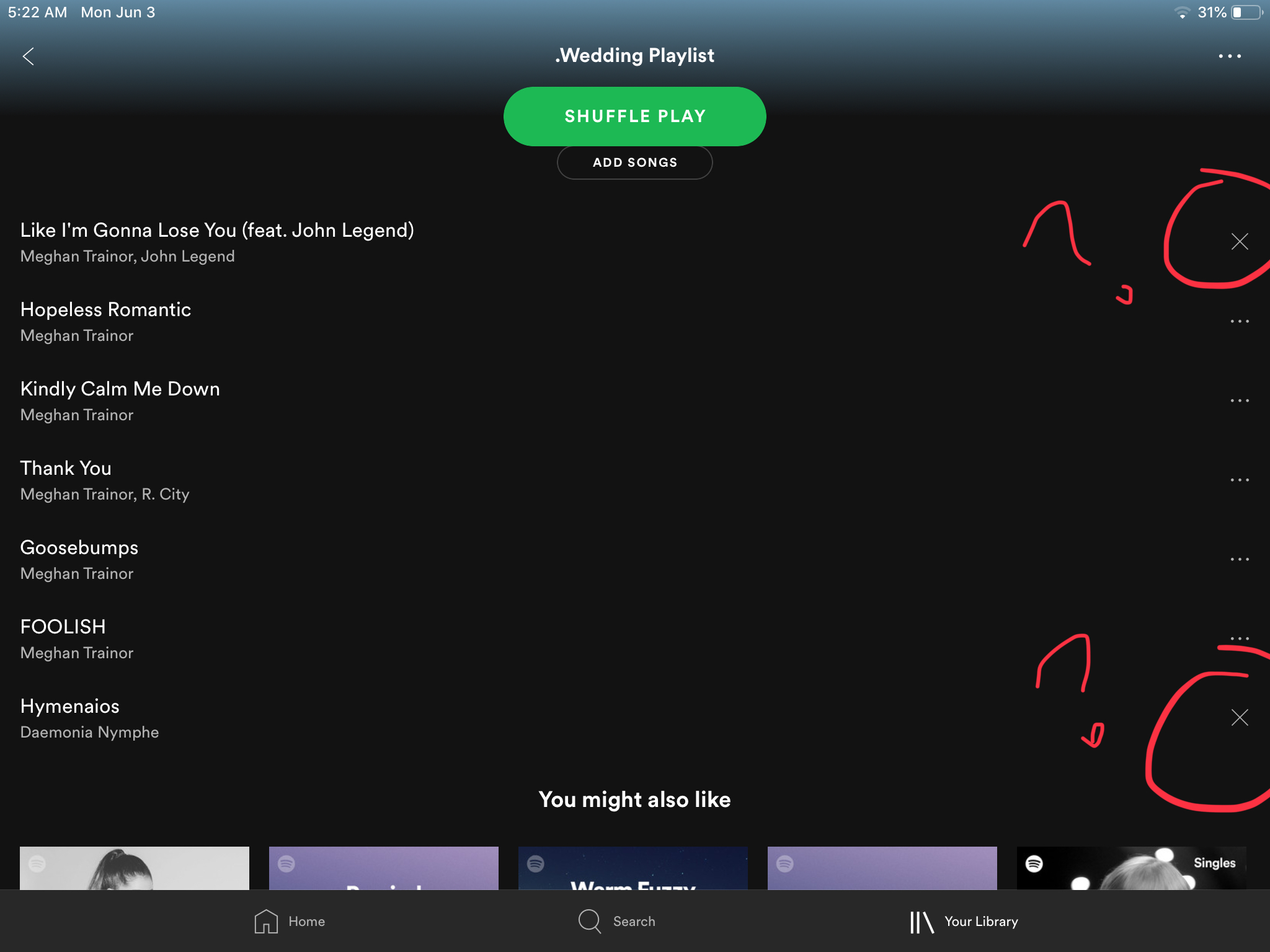 Cant rearrange the order is tracks in any of my pl... - The Spotify