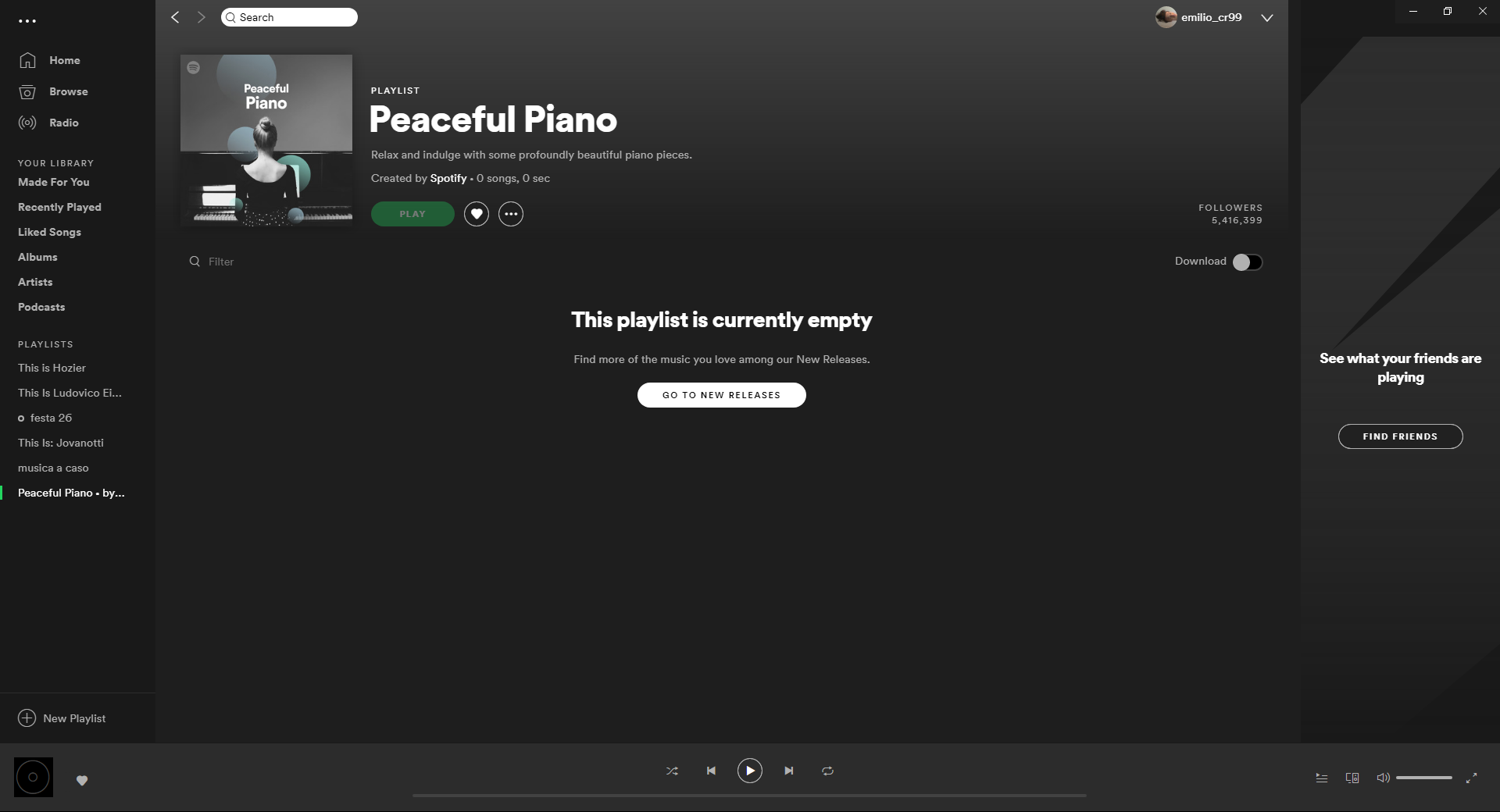 Solved: All playlist are empty only on desktop - The Spotify Community