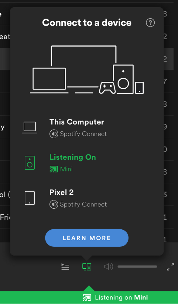 Google Home Not Showing Up In Spotify Mac