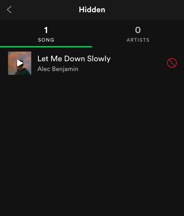 I accidentally hid a song from my liked songs, now... - The Spotify  Community