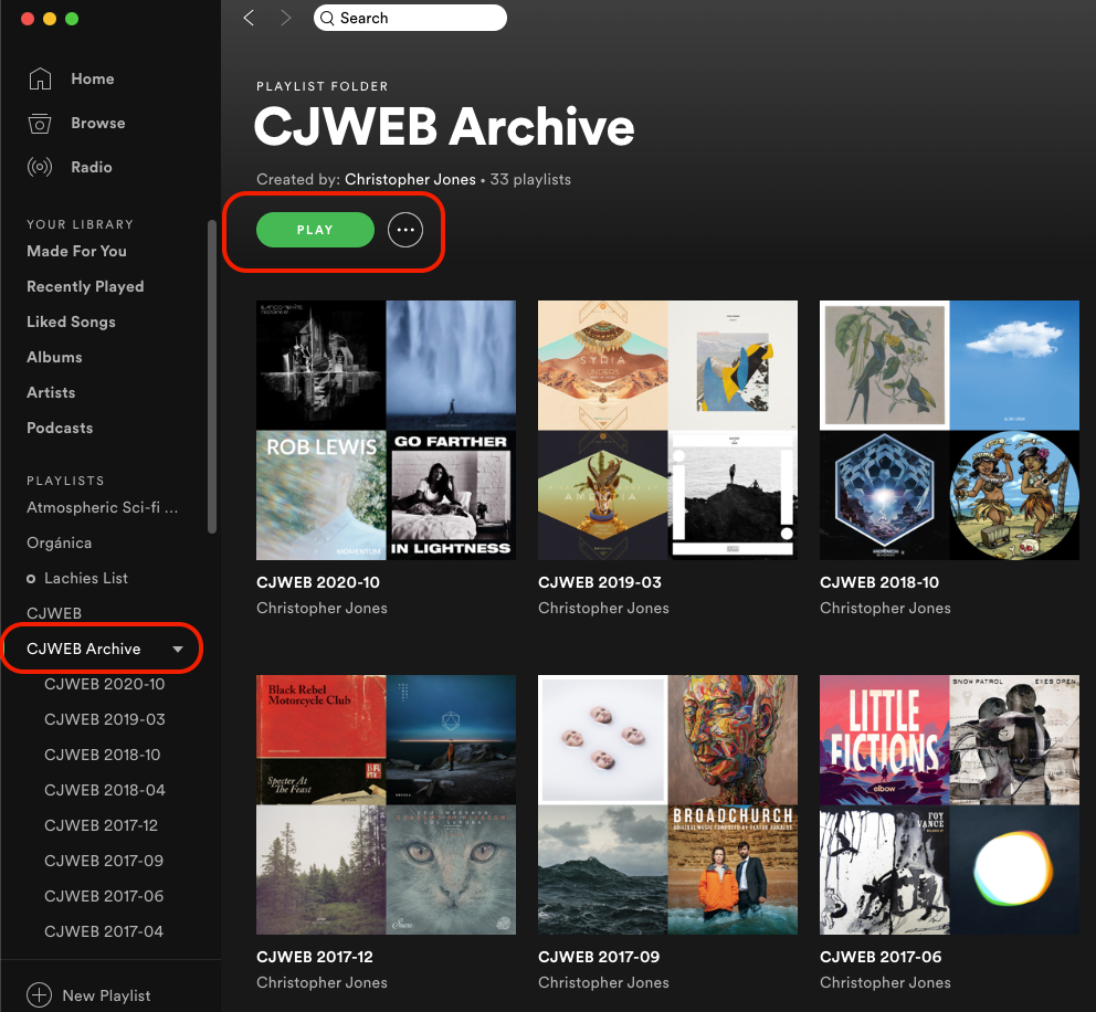  Playlists How To Play A Parent Folder Of Playlis The Spotify