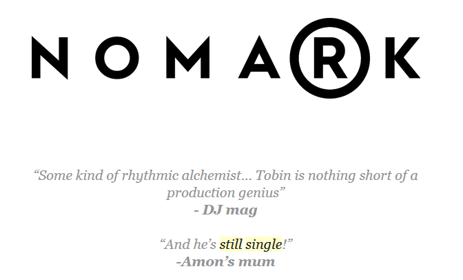 Newsletter for Amon Tobin and his Only Child Tyrant alias.