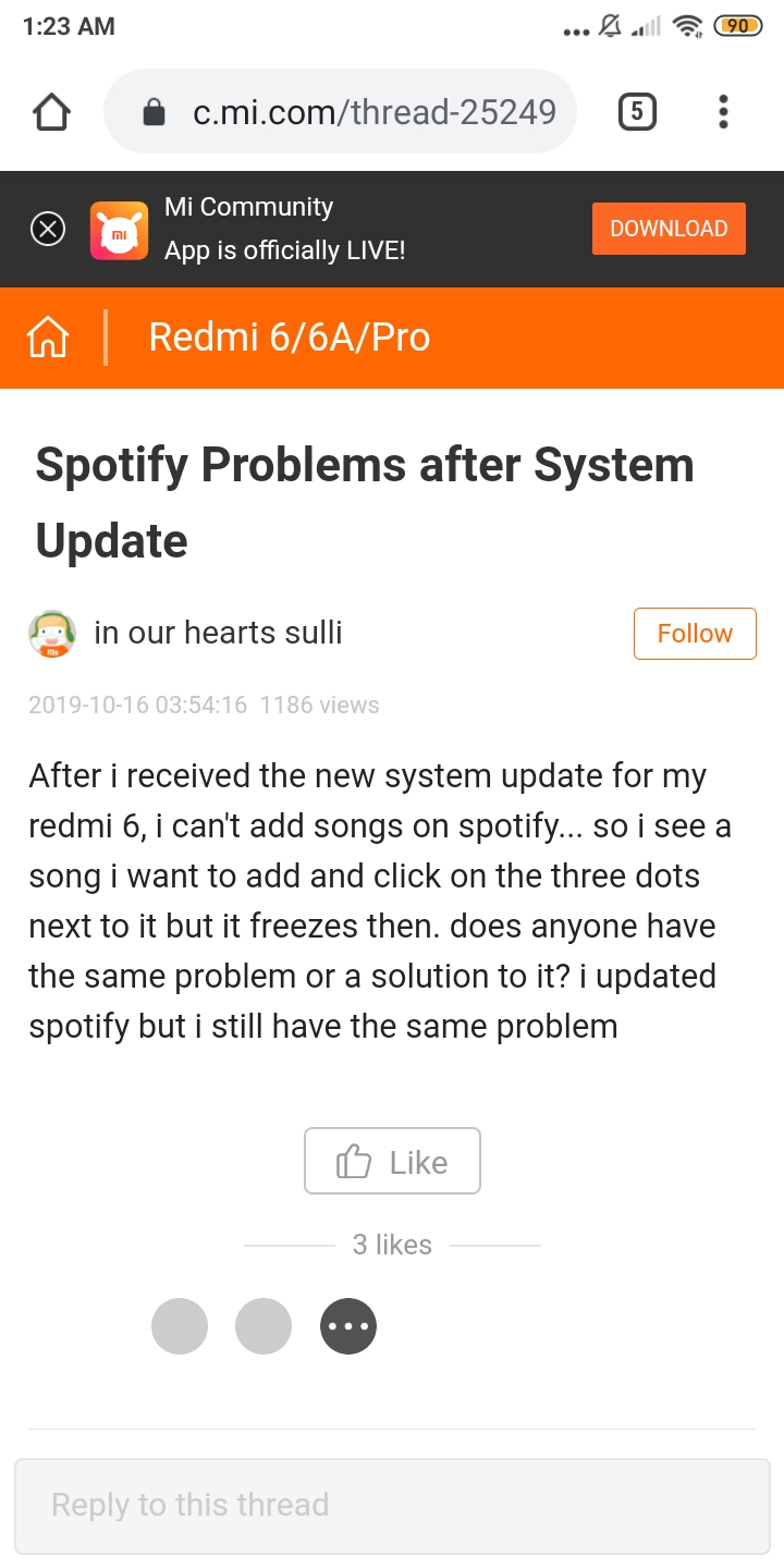 Android App Freezes Crashes When Clicking On Thr The Spotify Community