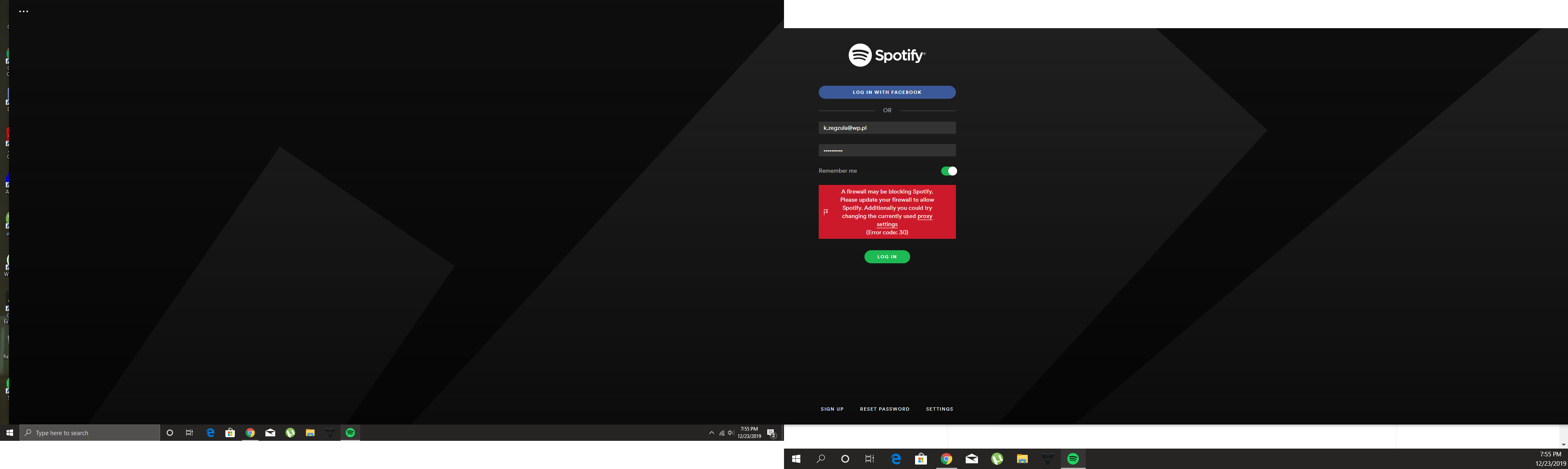 Error code 30 the spotify community