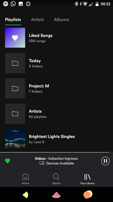 Playlists order on phone