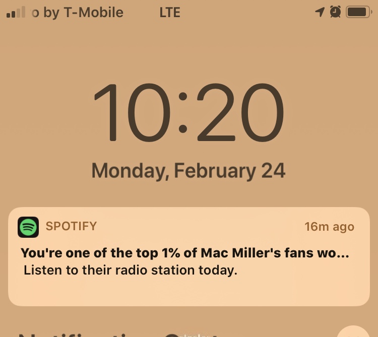 Solved: Top 1% of listener notification led to nothing? - The Spotify  Community