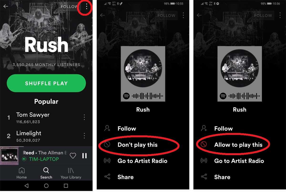 Solved: block artist - The Spotify Community