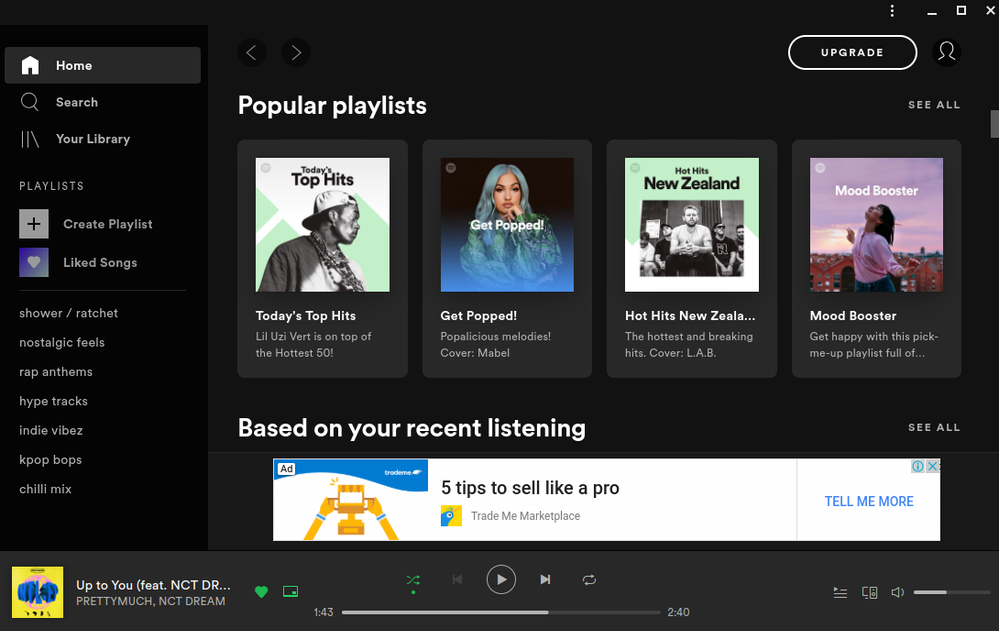 Solved: Pop-up player doesn't when I turn it on - The Spotify Community