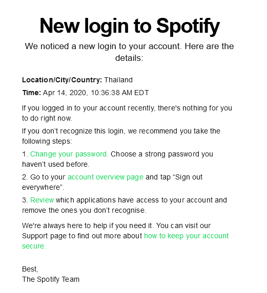 Solved: Unknown people logging in - The Spotify Community