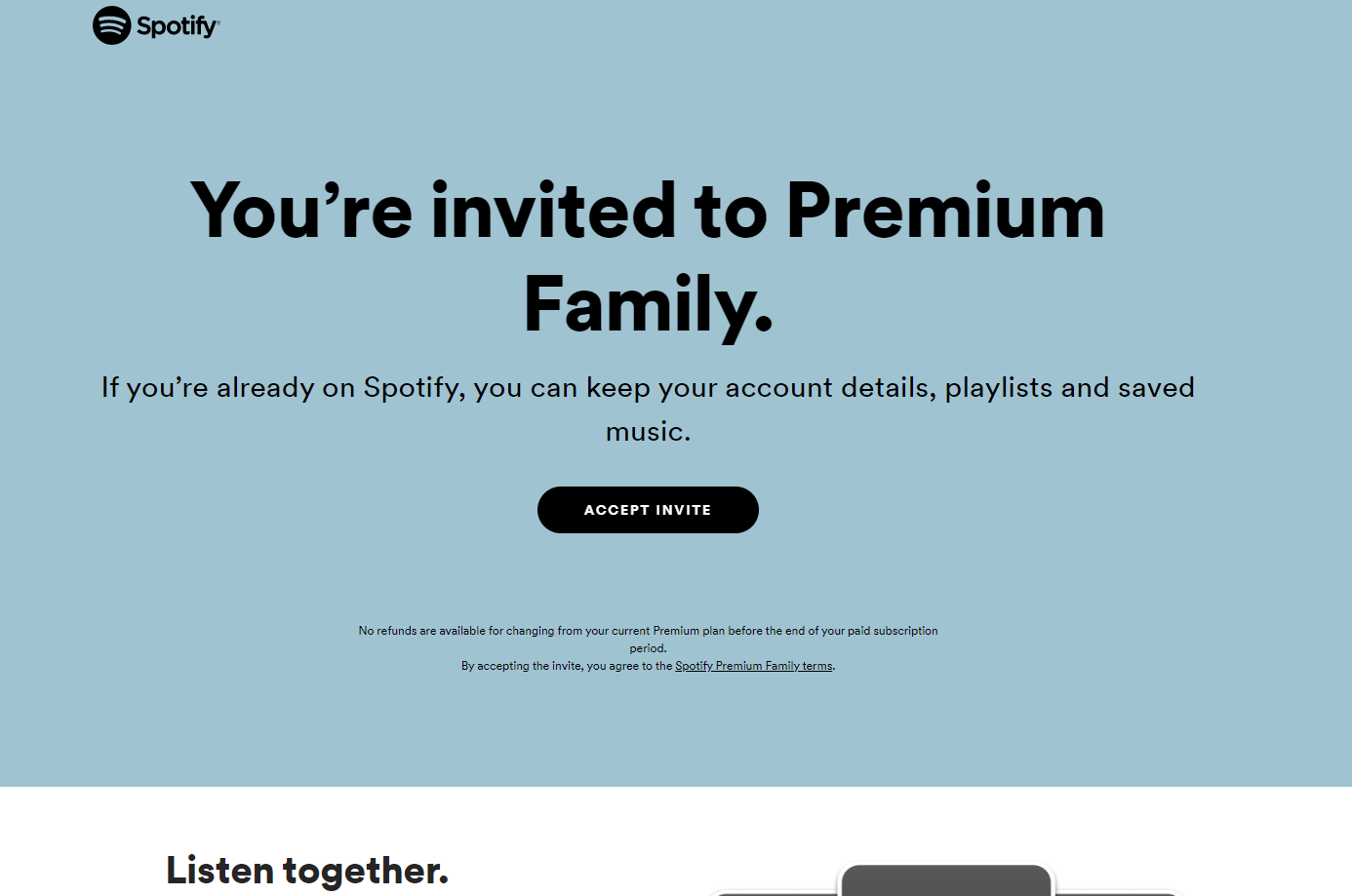 I have Premium Family/Duo, but only one person can - The Spotify  Community