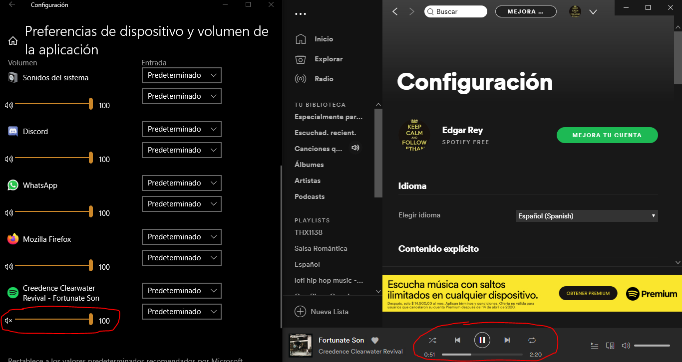 Solved: Spotify no reproduce mis canciones en PC - The Spotify Community