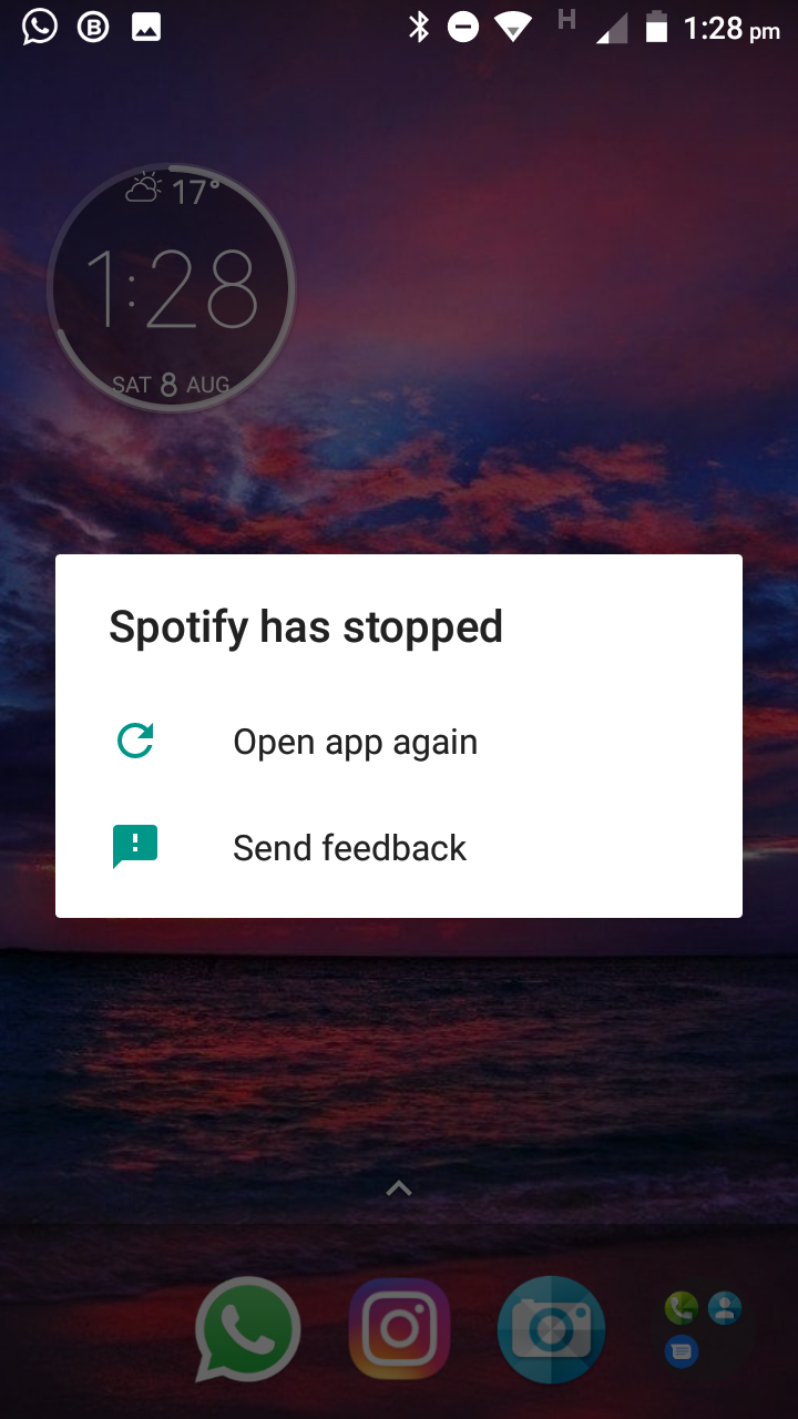 Spotify app crashes opening any artist and no like... - The Spotify