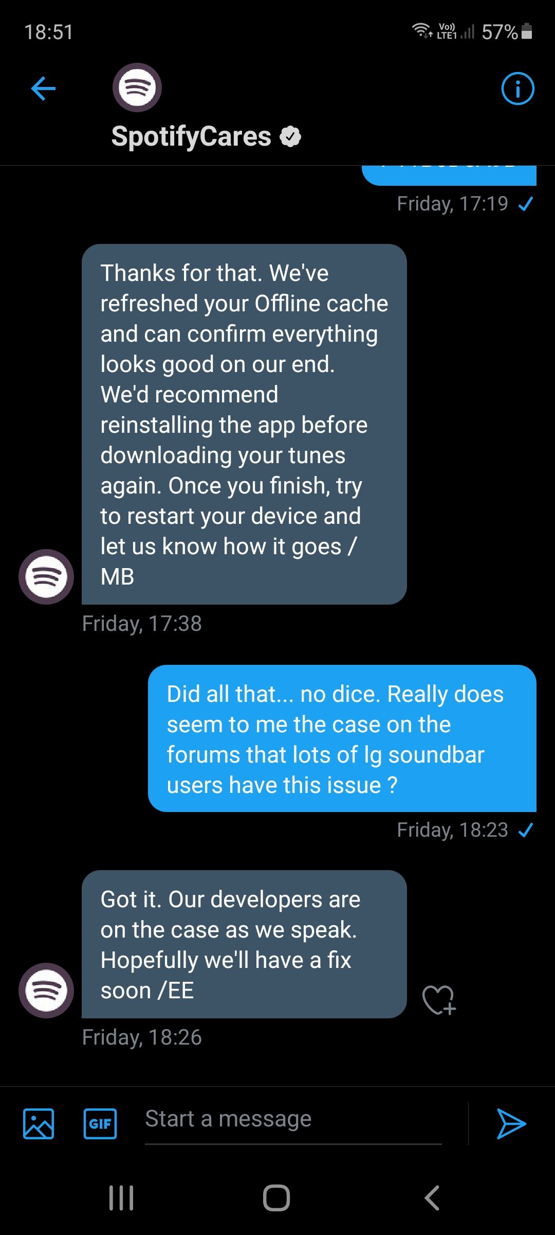 Spotify not working with LG Soundbar - The Spotify Community