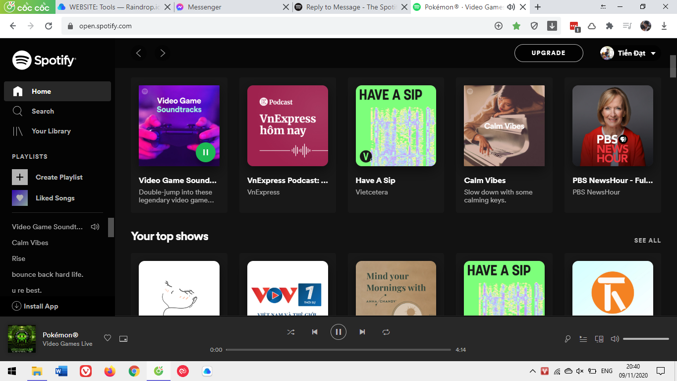 Open Spotify Desktop App