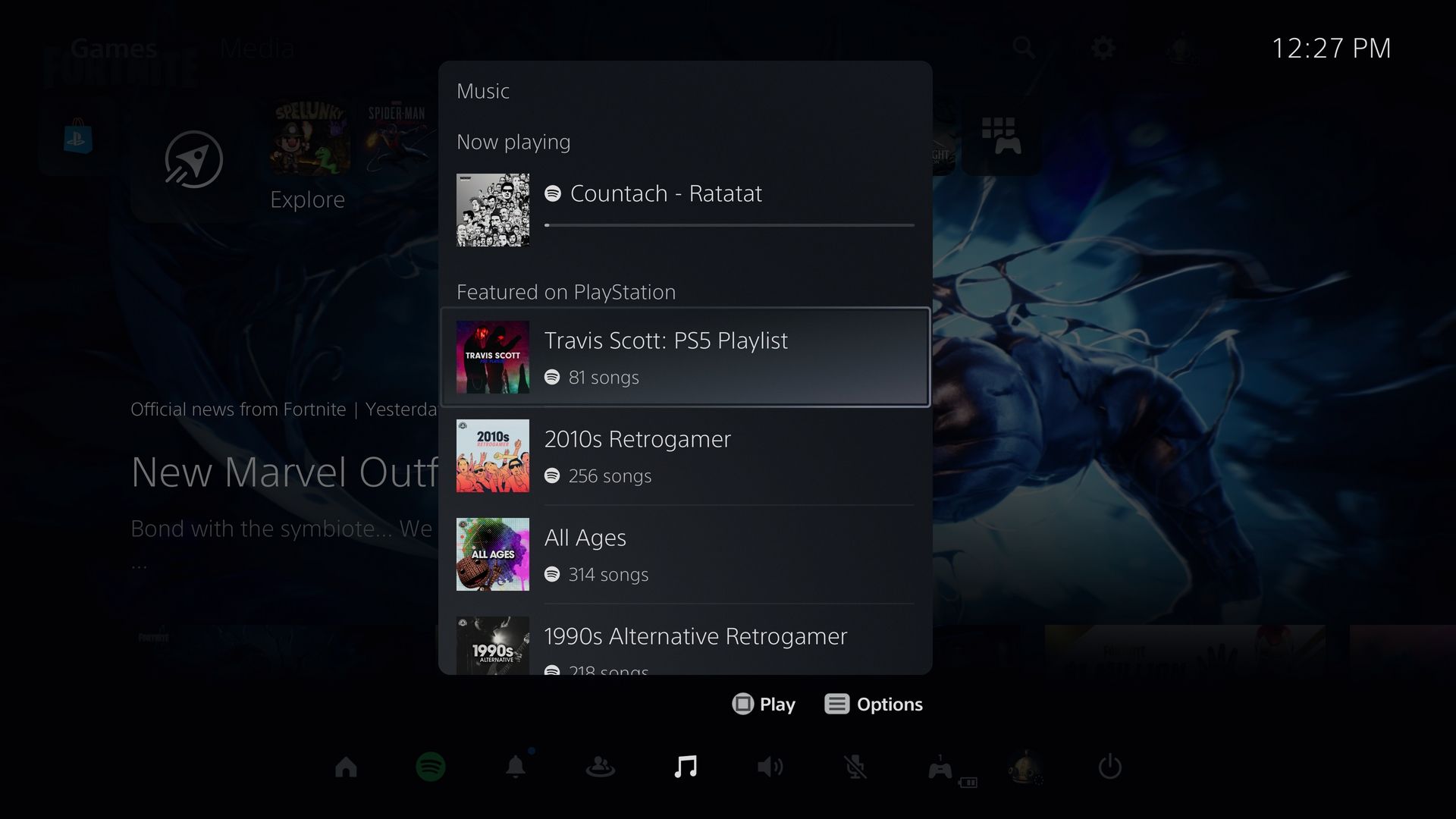 PS5] No option to listen to liked songs through P... - The Spotify Community