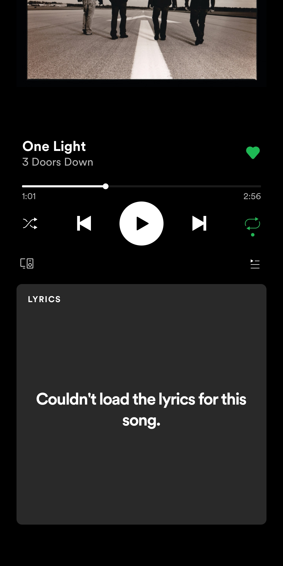 when opening lyrics the app is force closed · Issue #1113