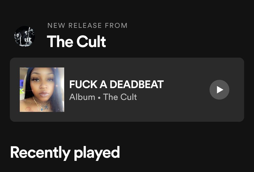 Fake The Cult Spotify.jpg