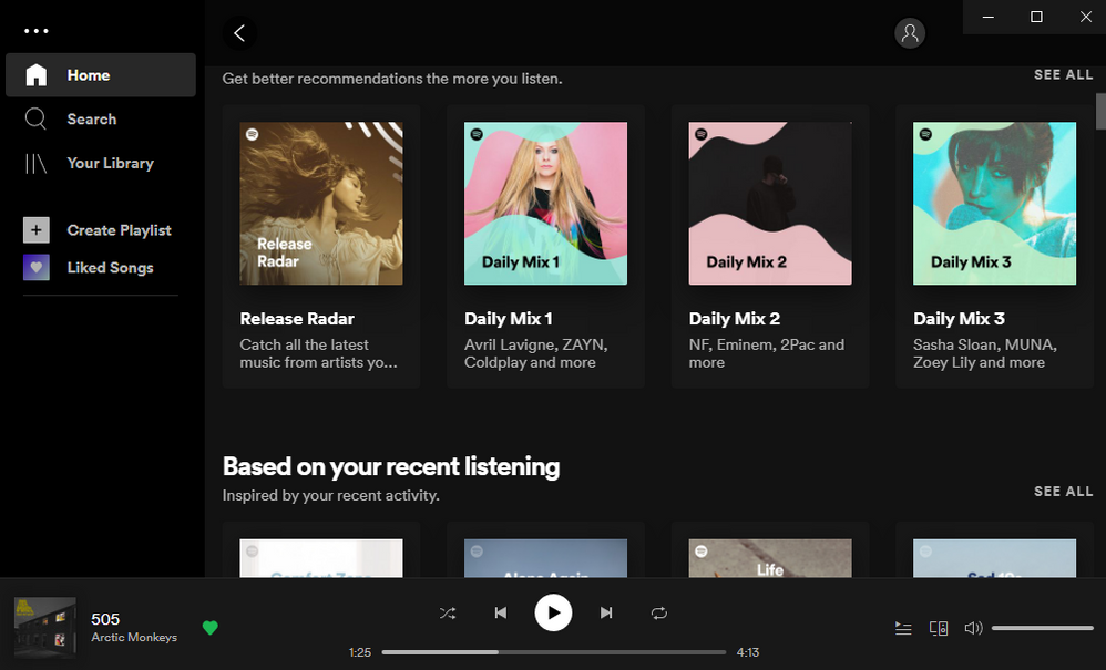 [Desktop App] Empty Gray Bar at the bottom on Spot... - The Spotify ...