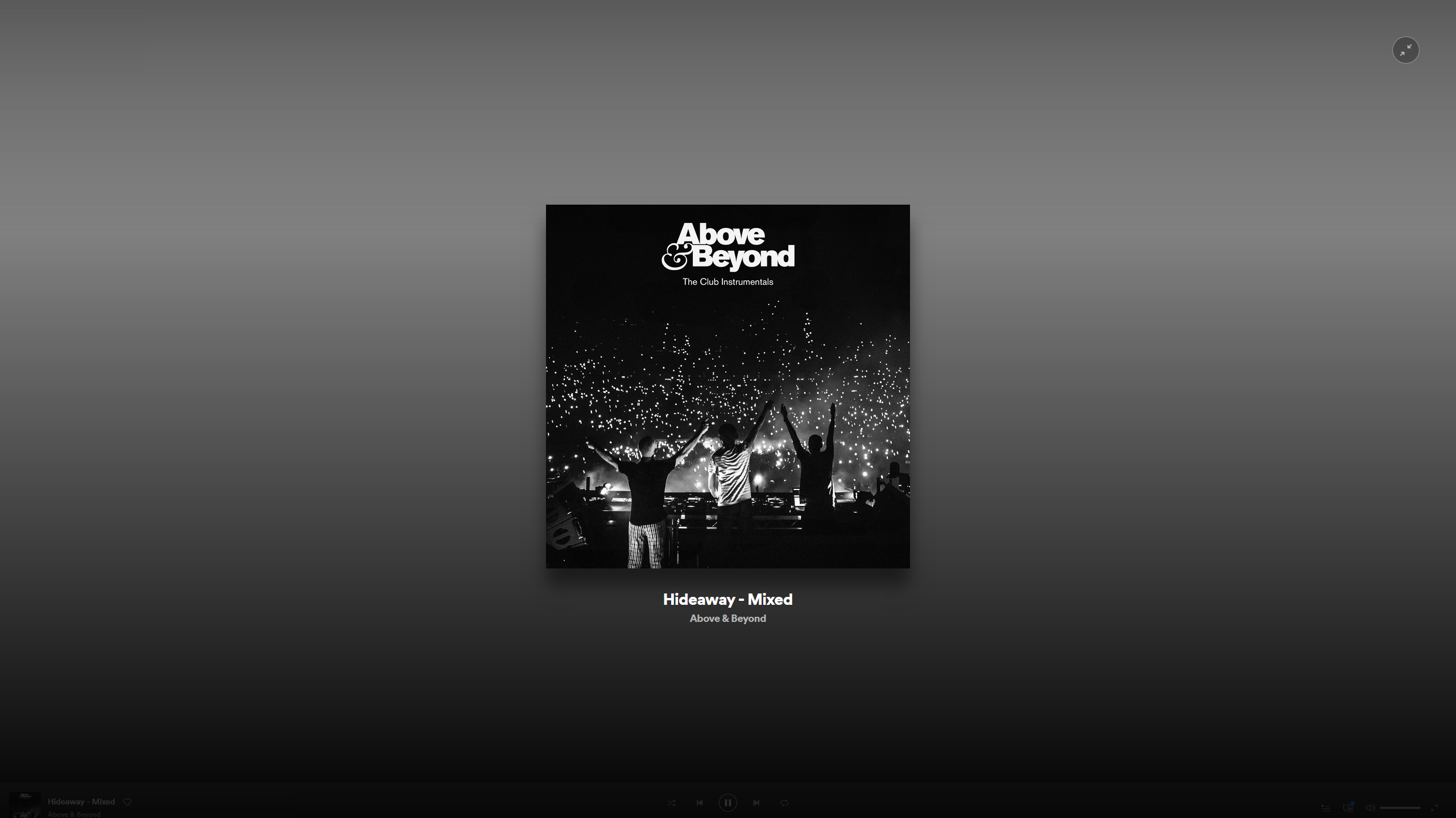 Desktop][Other] Option to maximize album cover in - The Spotify