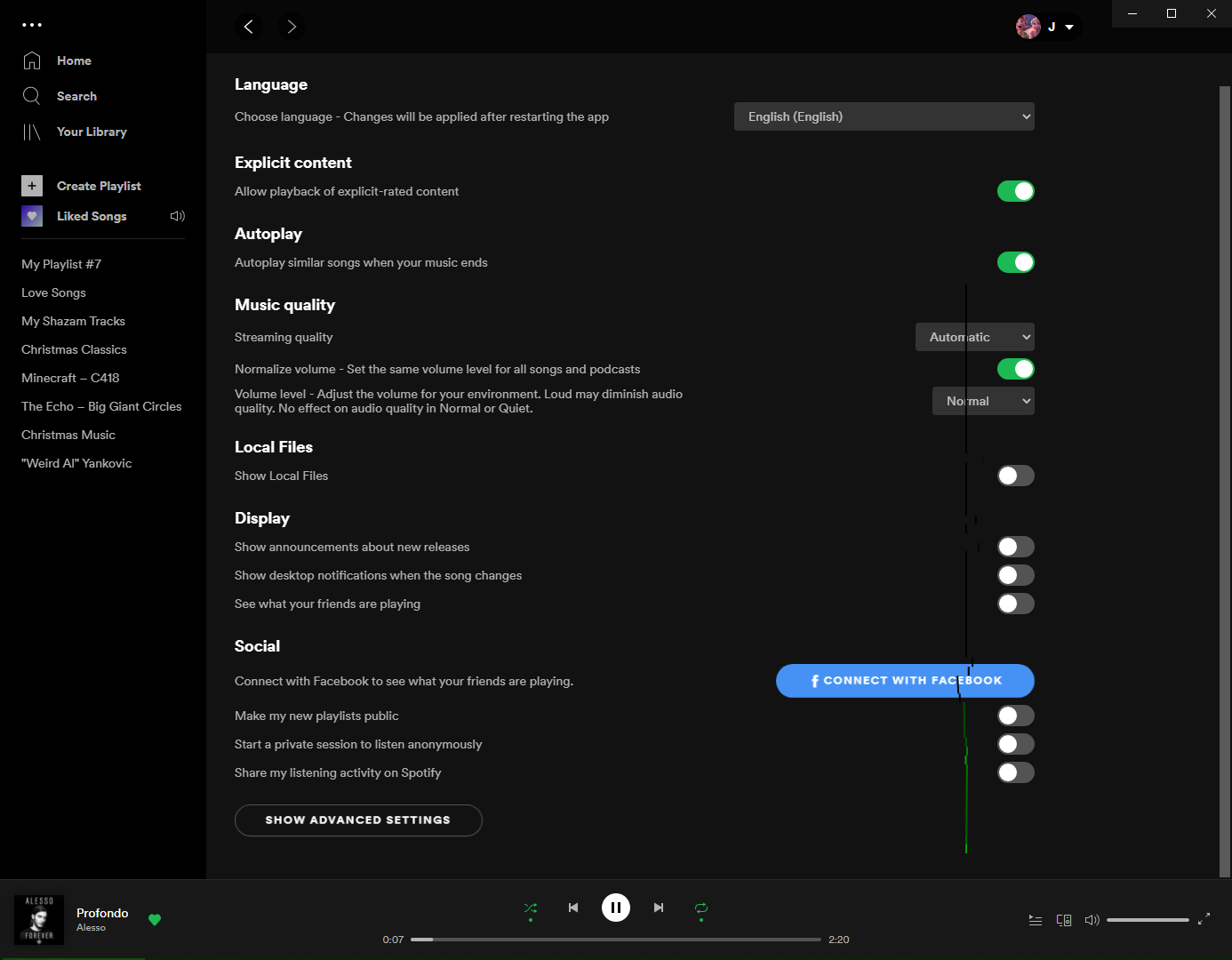 Solved: [Desktop][Connect] Remove the facebook panel - The Spotify