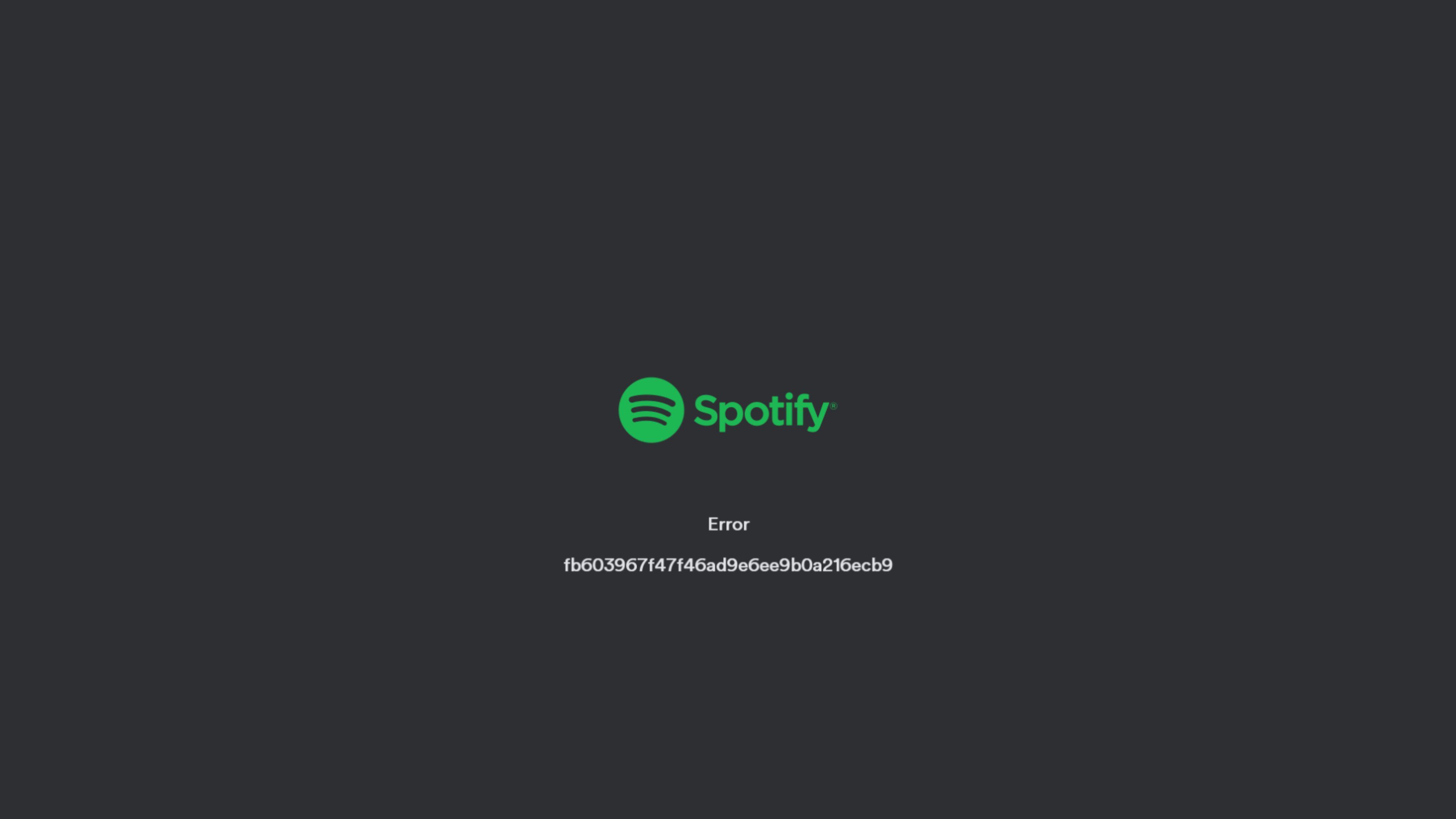 Persistent Error on PS5 - The Spotify Community