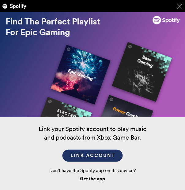 Unable to link Spotify with XboX Game Bar (Windows... - The Spotify  Community