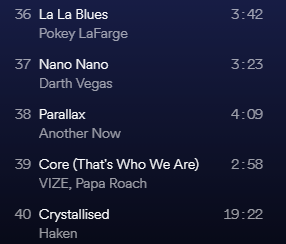 I WANNA SEE YOUR BEST PLAYLIST NAMES!!! - Page 7 - The Spotify