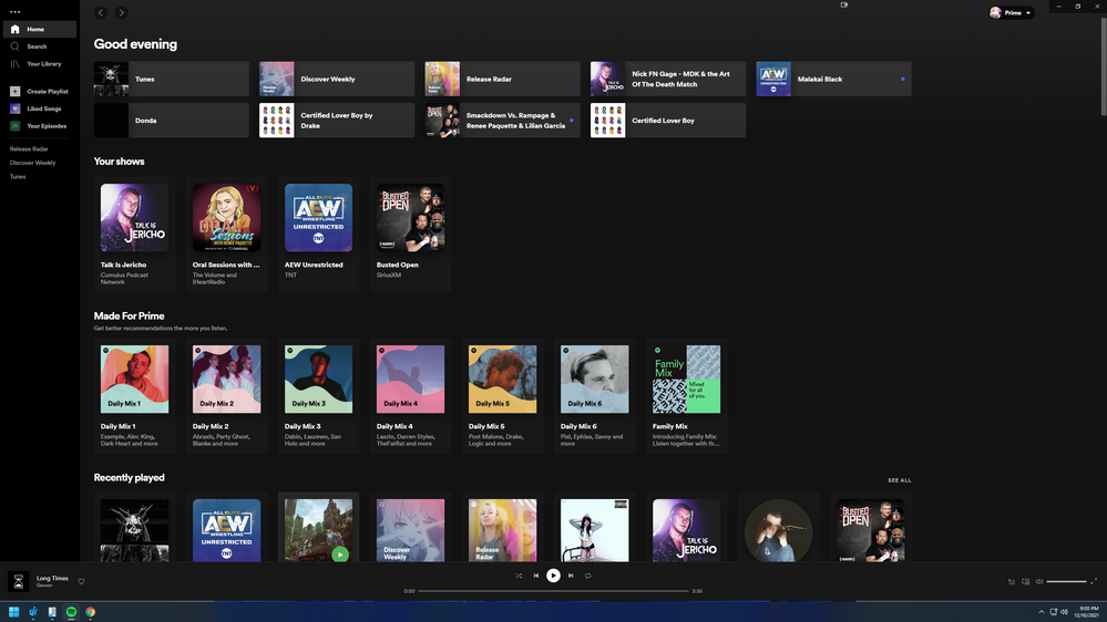 Open Spotify Desktop App