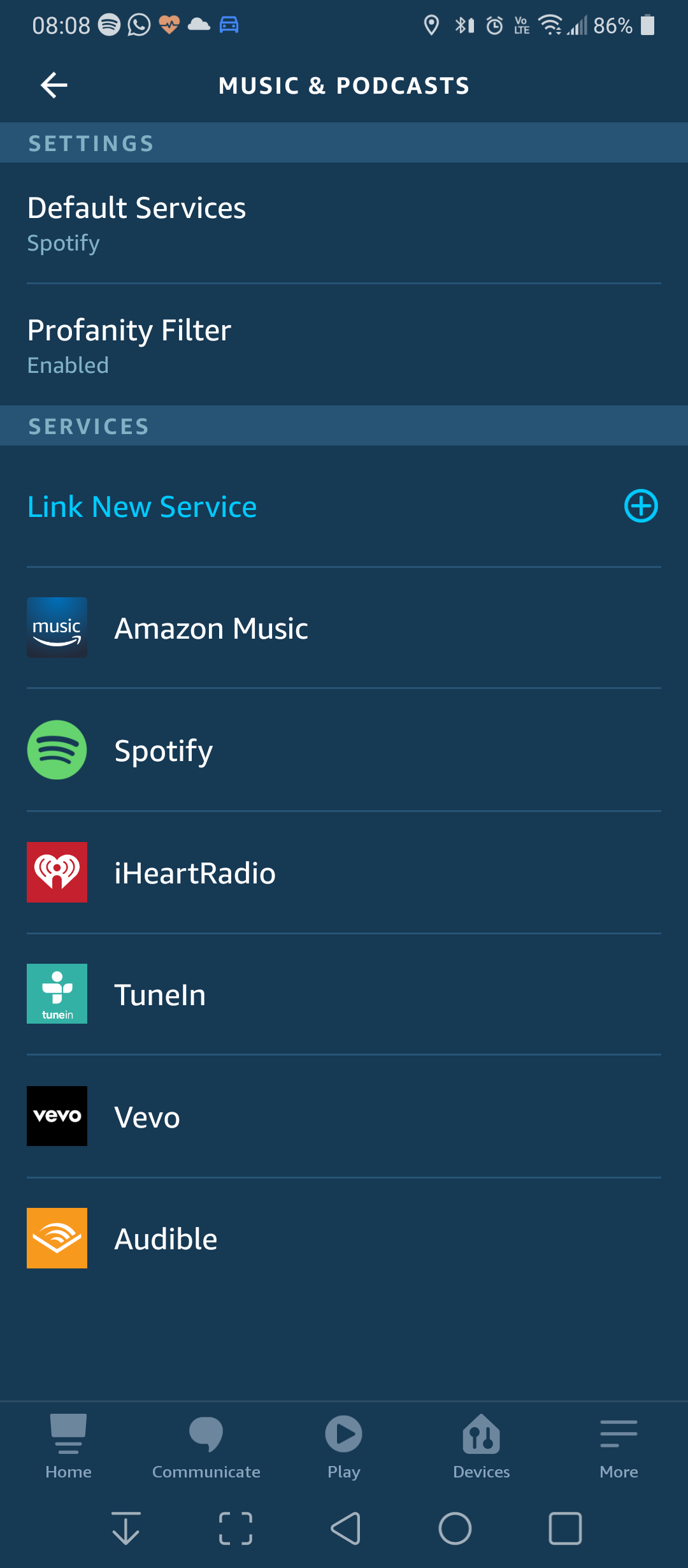 Spotify no longer playing through Amazon Alexa in ... - The Spotify  Community