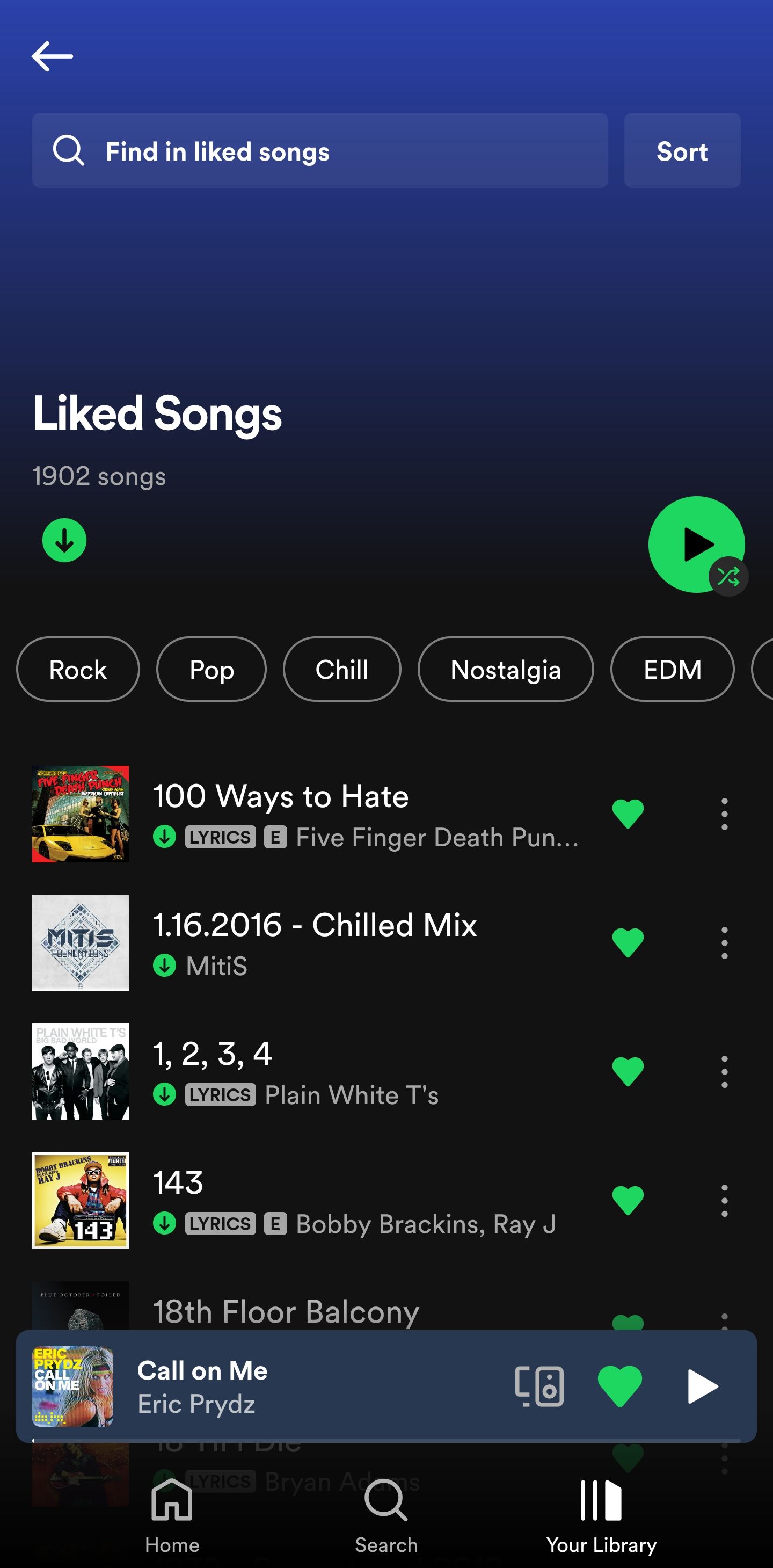 [Android] Scroll bar not working in Liked Songs - The Spotify Community