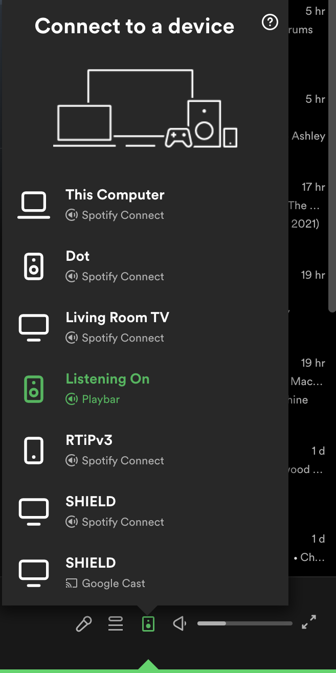oversætter Udtømning pakke Sonos speakers not showing up on desktop app - The Spotify Community