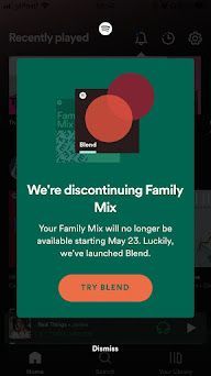 Family Mix discontinued - The Spotify Community