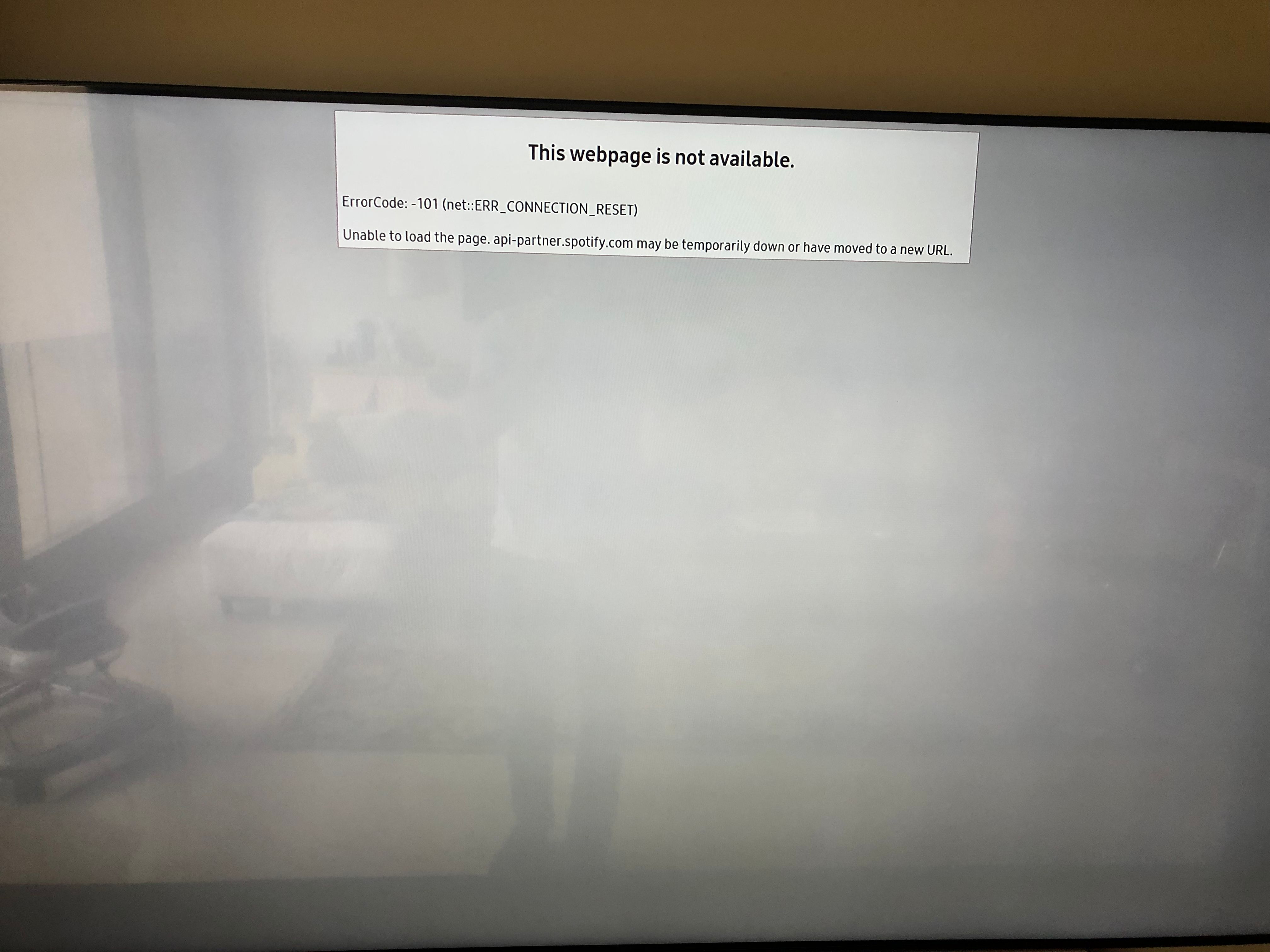 Samsung TV Spotify app stopped working - The Spotify Community
