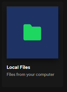 Local Files - The Spotify Community