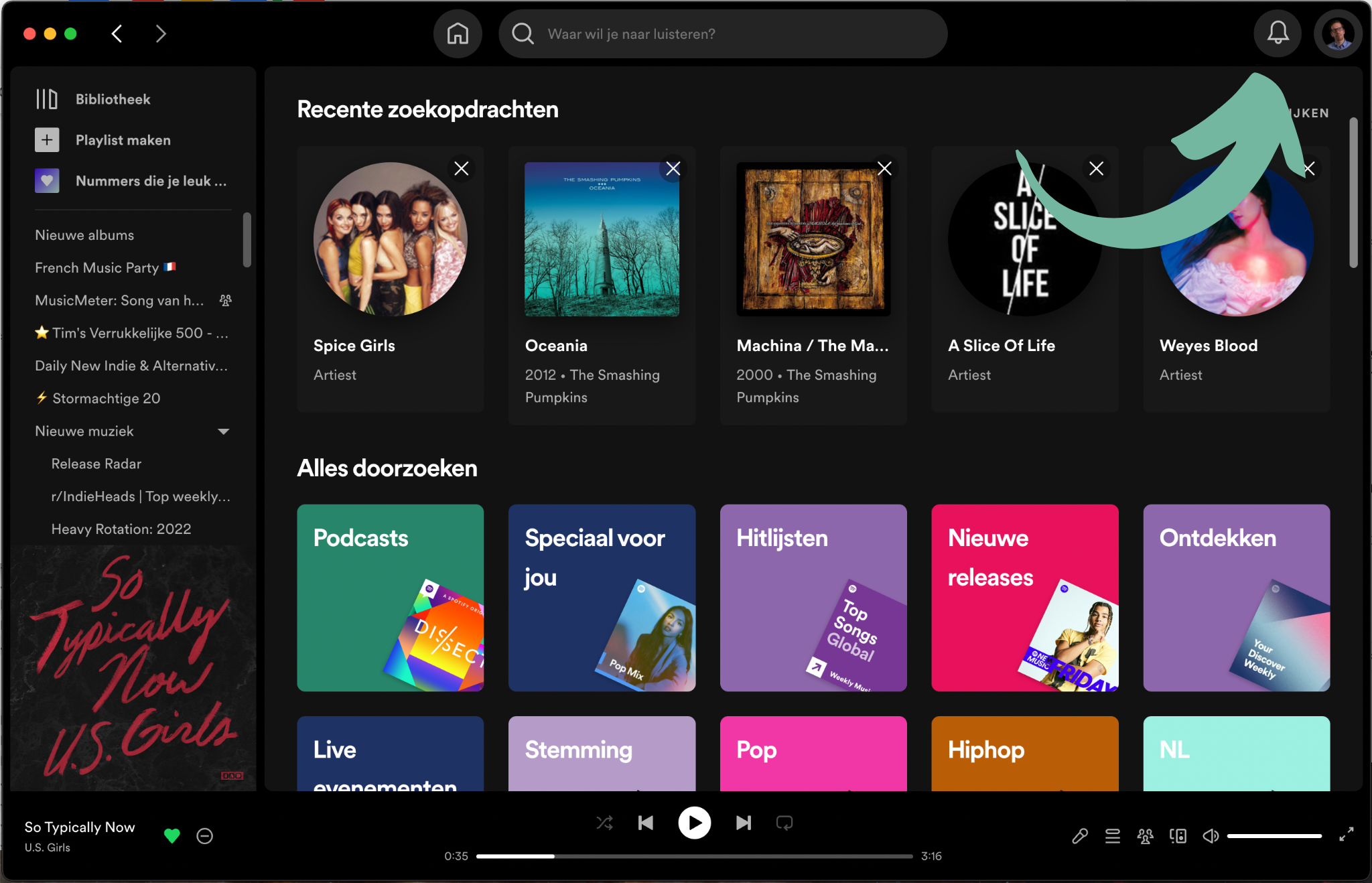 Desktop][Discover] new release button - The Spotify Community