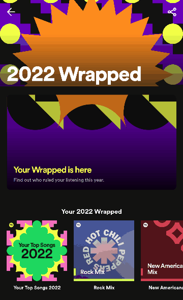 Android 12 - Spotify Wrapped