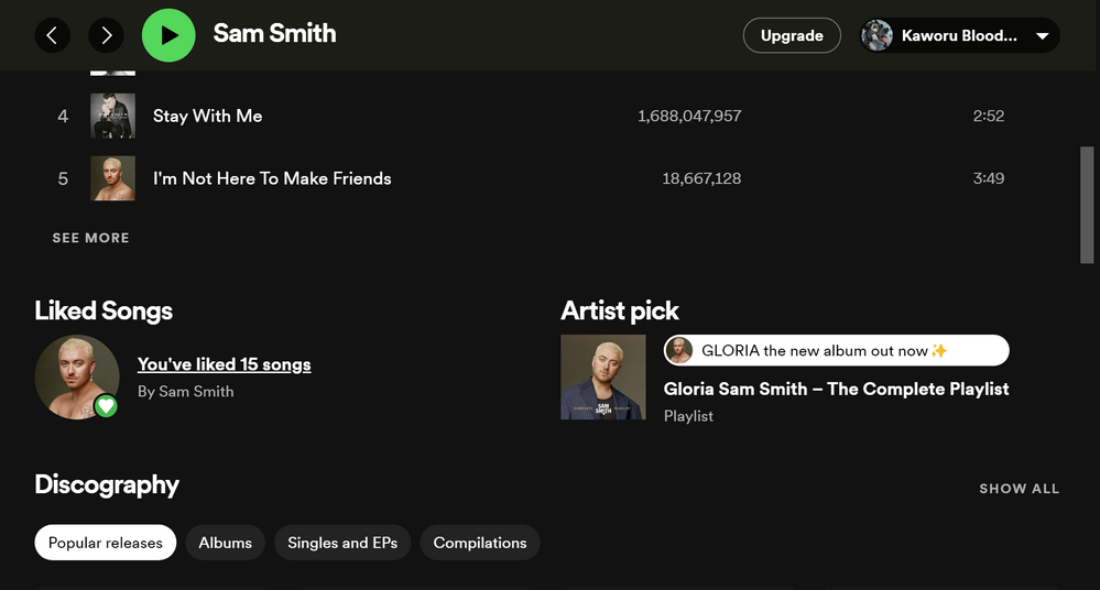 How can I create a playlist of ALL the songs by my... - The Spotify ...