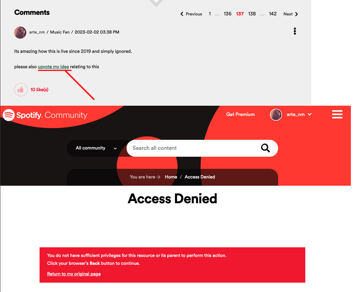 Why is Spotify removing my posts about highly requ... The Spotify