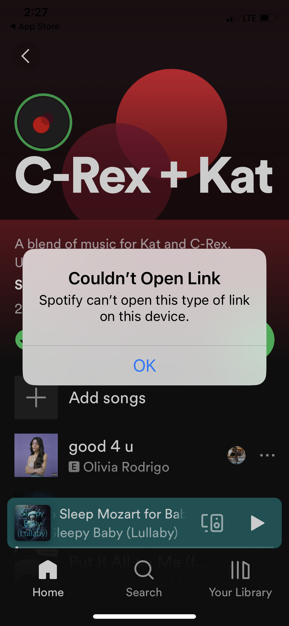 Unable to open SMS links in Spotify - opens add.ad - The Spotify  Community