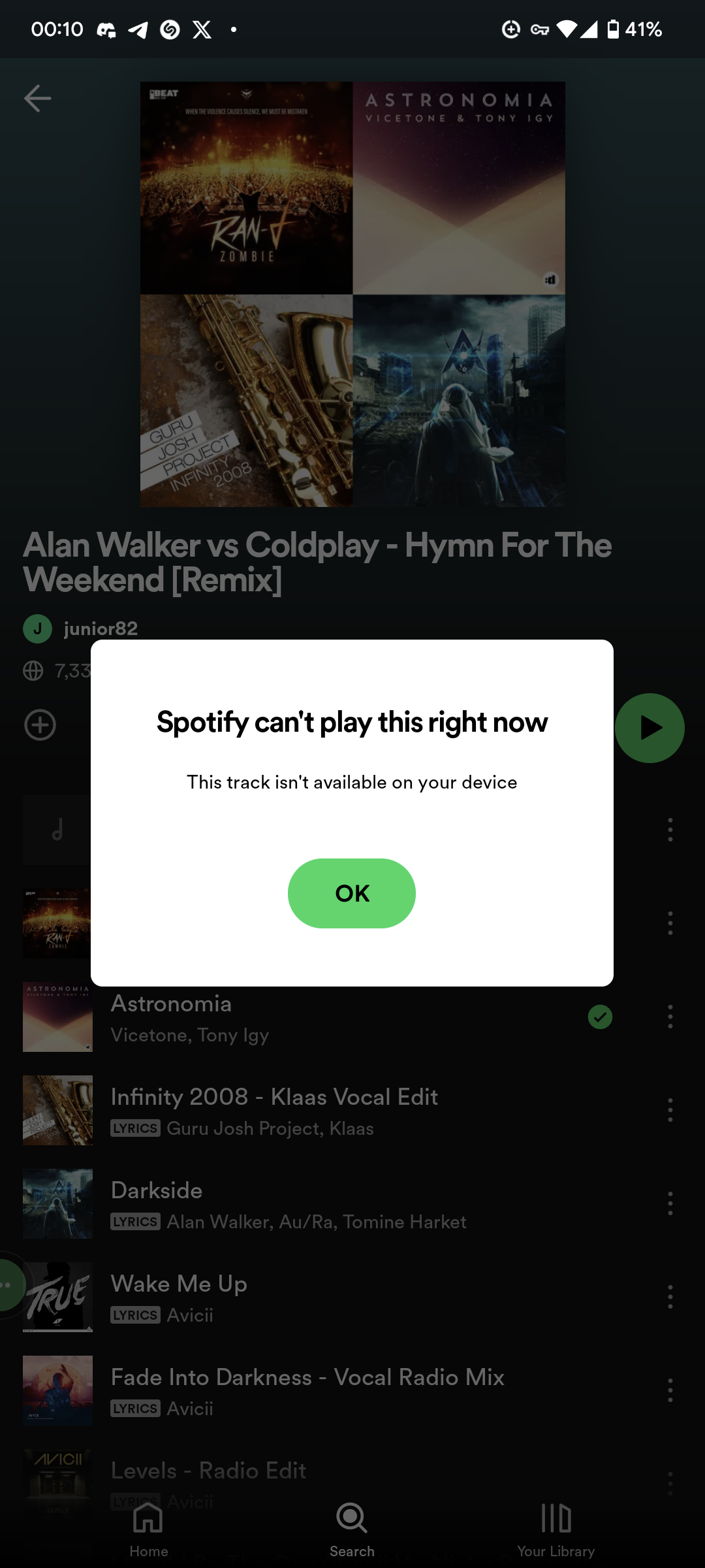 No spotify in galaxy on sale store