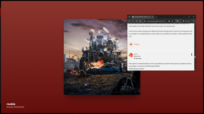This is how it looks if you tab out (chrome here for example)