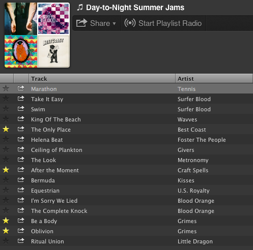 Day-to-Night Summer Jams