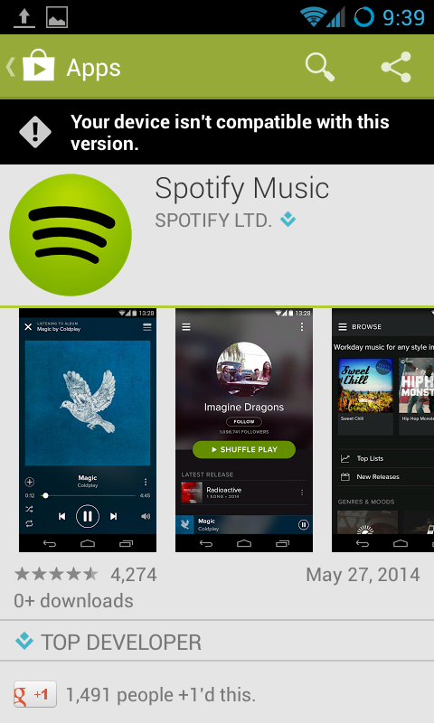 Spotify Music on Google Play