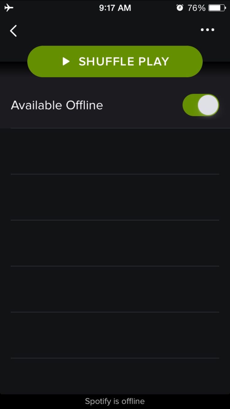 Solved Feedback Request Ios Offline Issues The Spotify Community