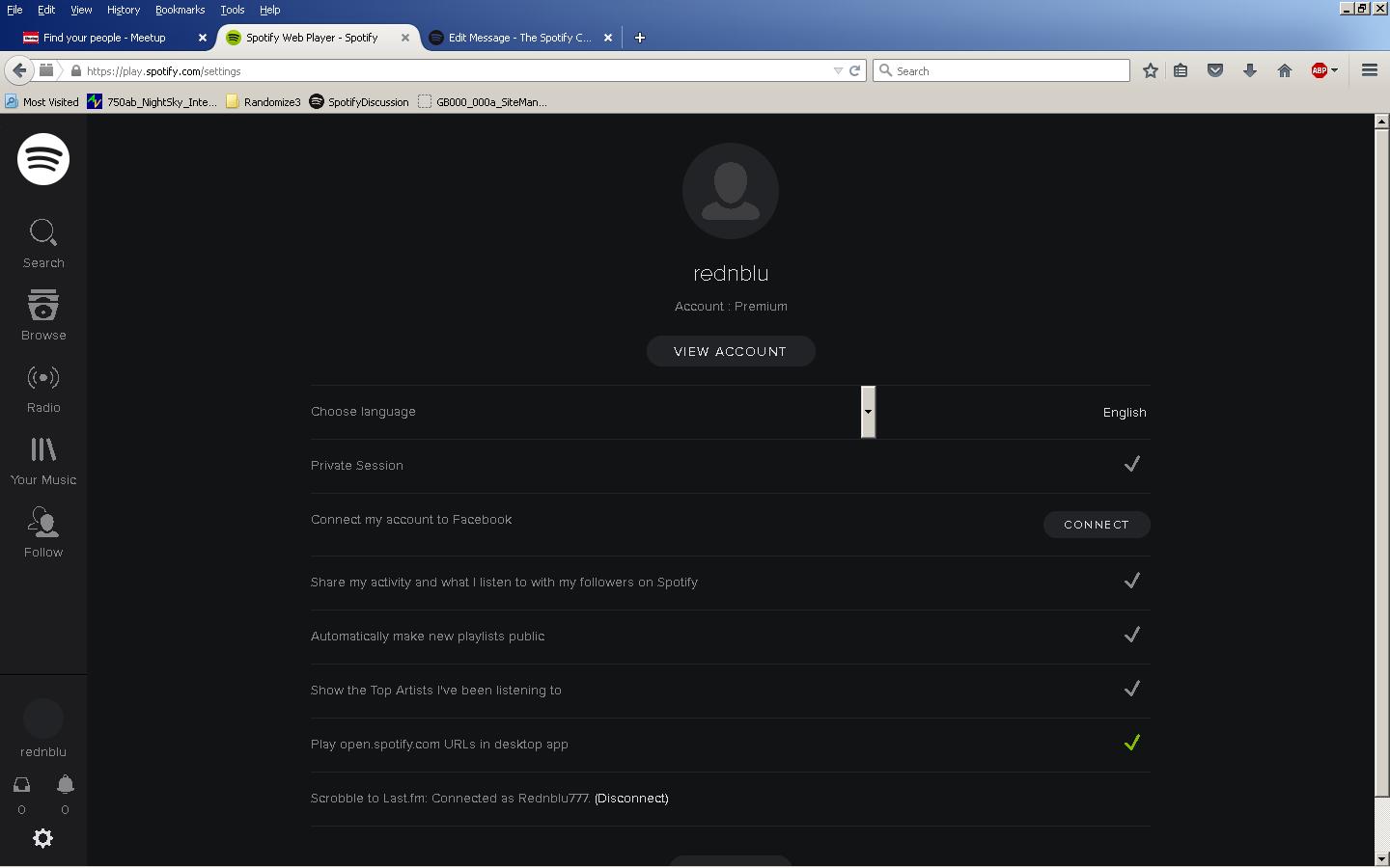 Open open.spotify.com links in desktop app - The Spotify Community